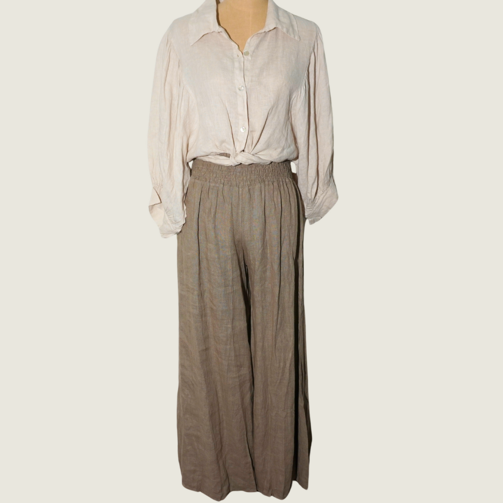 Taupe Super Flare Pants - Blackbird General Store