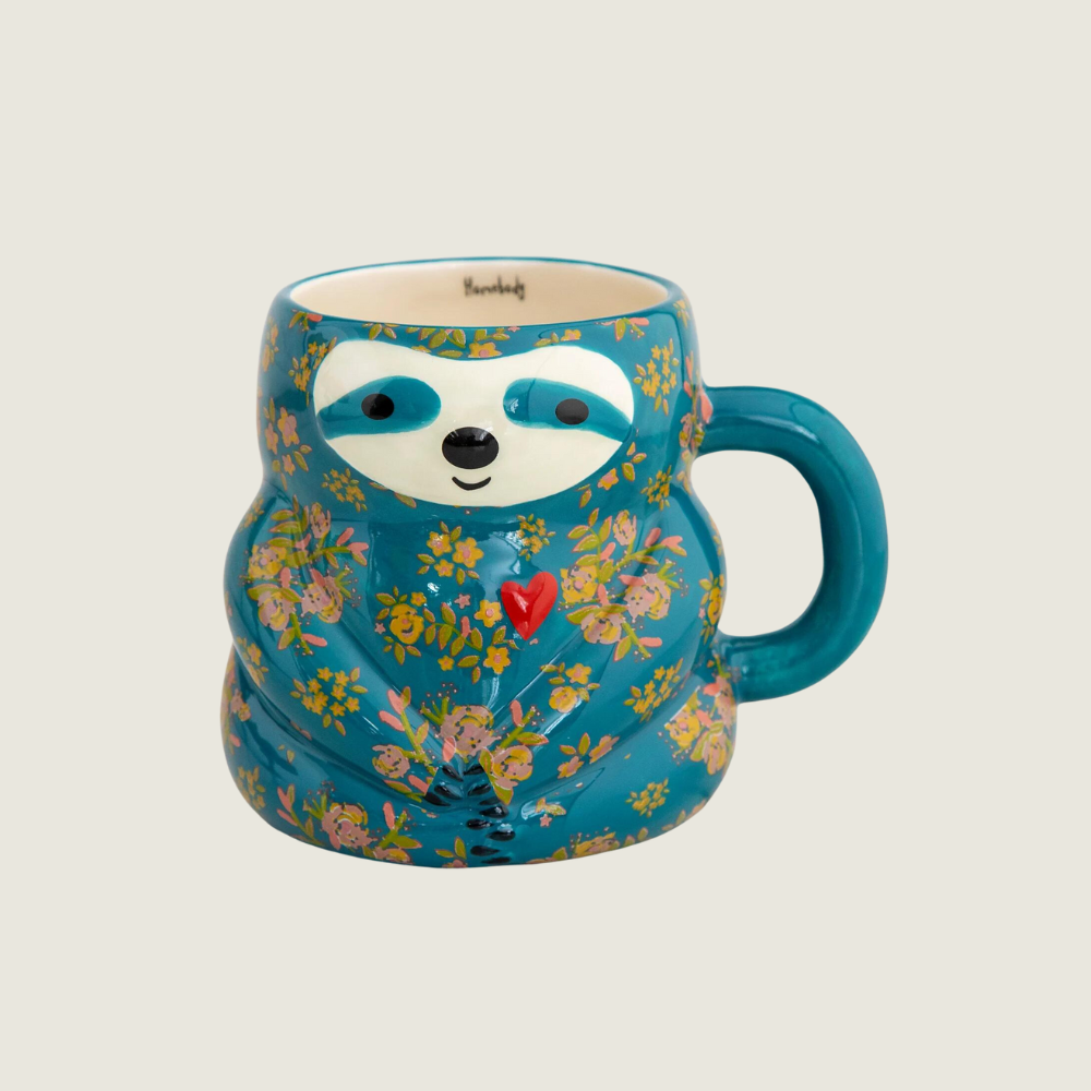 Sylvia the Sloth Folk Mug