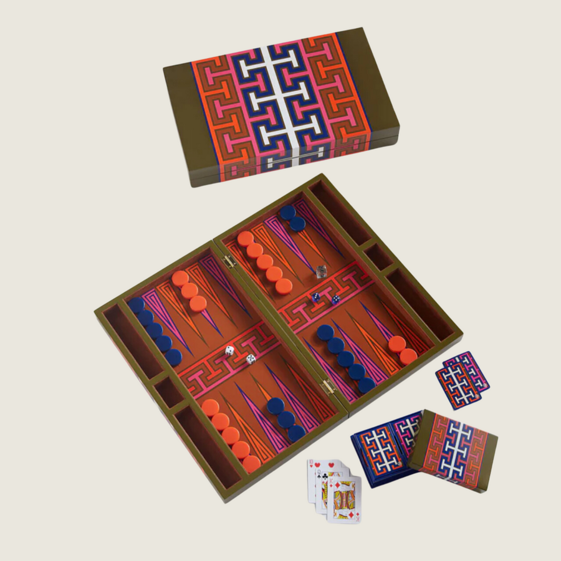 Madrid Backgammon Game Set