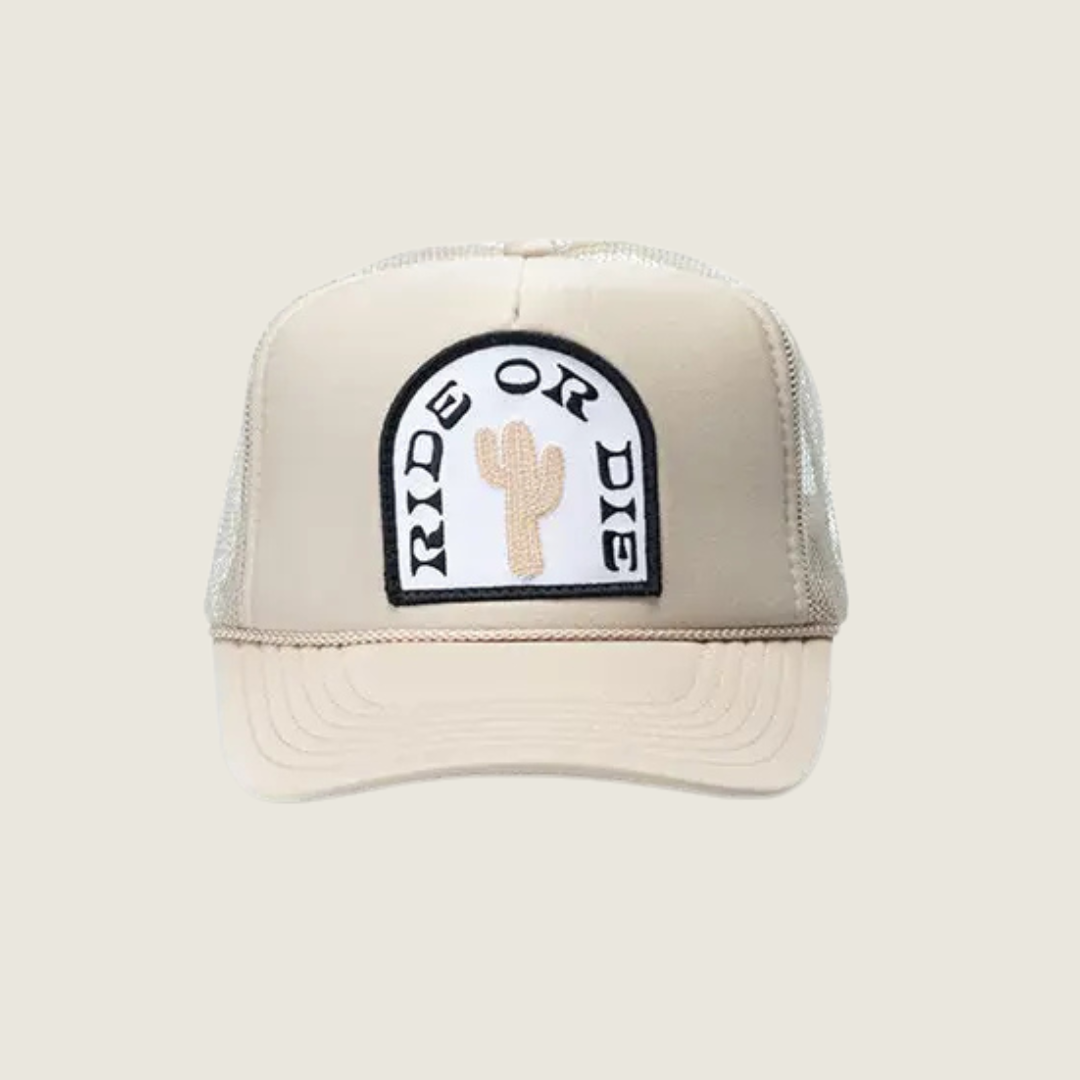 Ride or Die Patch Trucker Hat
