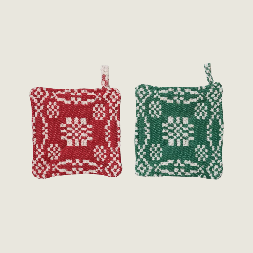 Holiday Woven Pot Holders