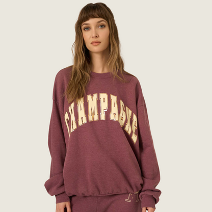 Champagne Foil Sweatshirt