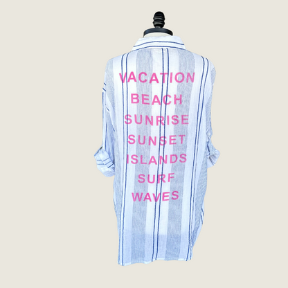 Vacay Vibes Shirt Dress - Blackbird General Store