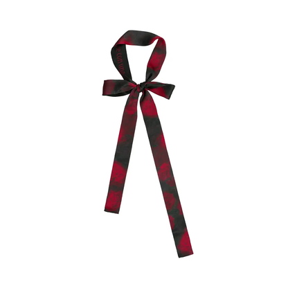 &quot;La Rosa&quot; Silk Skinny Scarf