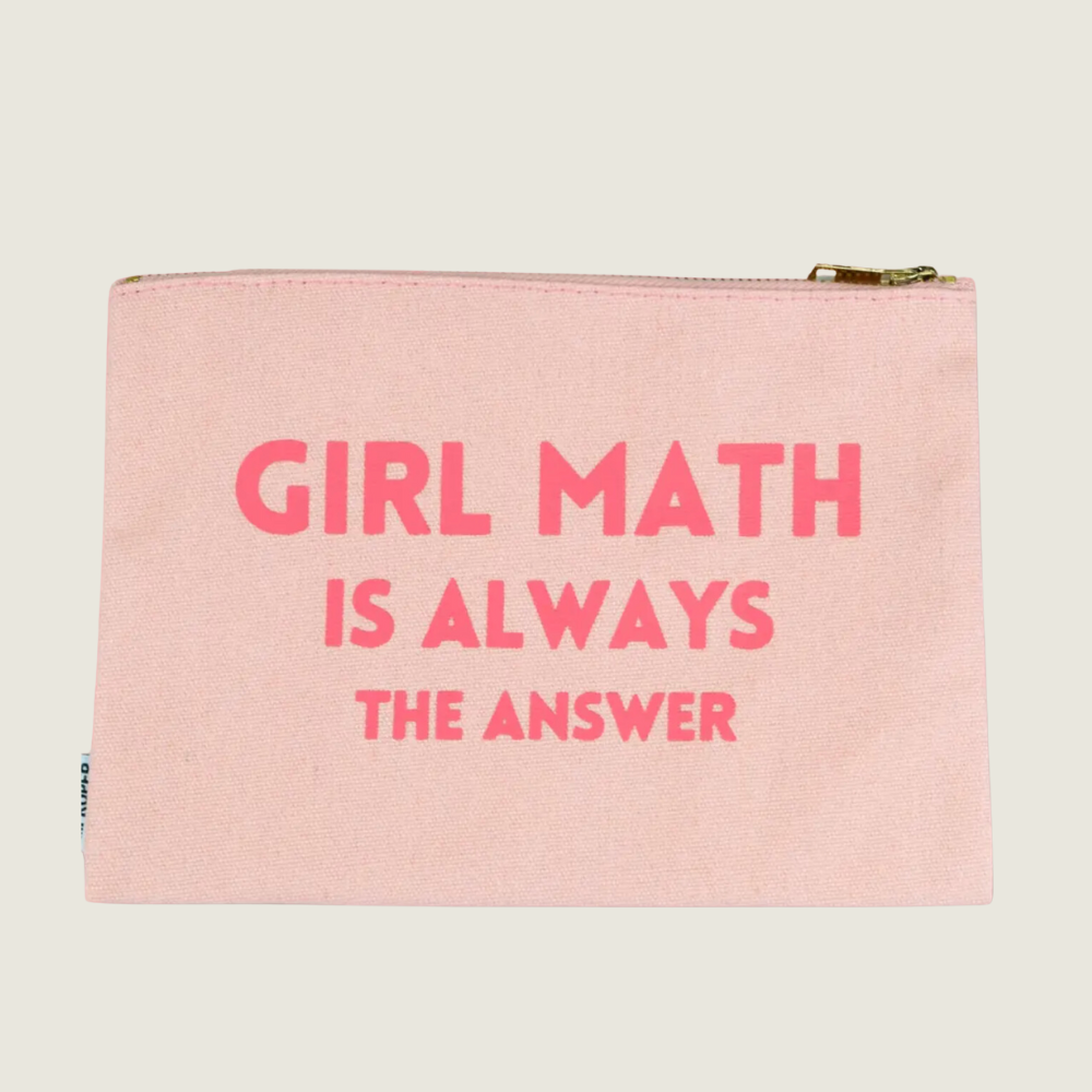 Girl Math Canvas Pouch - Blackbird General Store