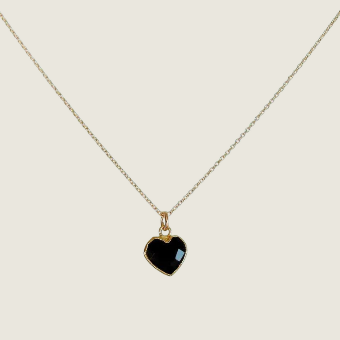 Heart of Stone Onyx Necklace