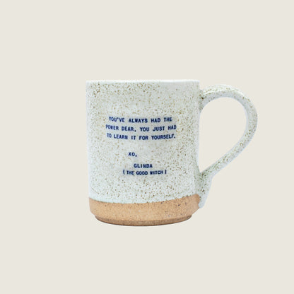 Speckled XO Mugs - Favorite Quotes