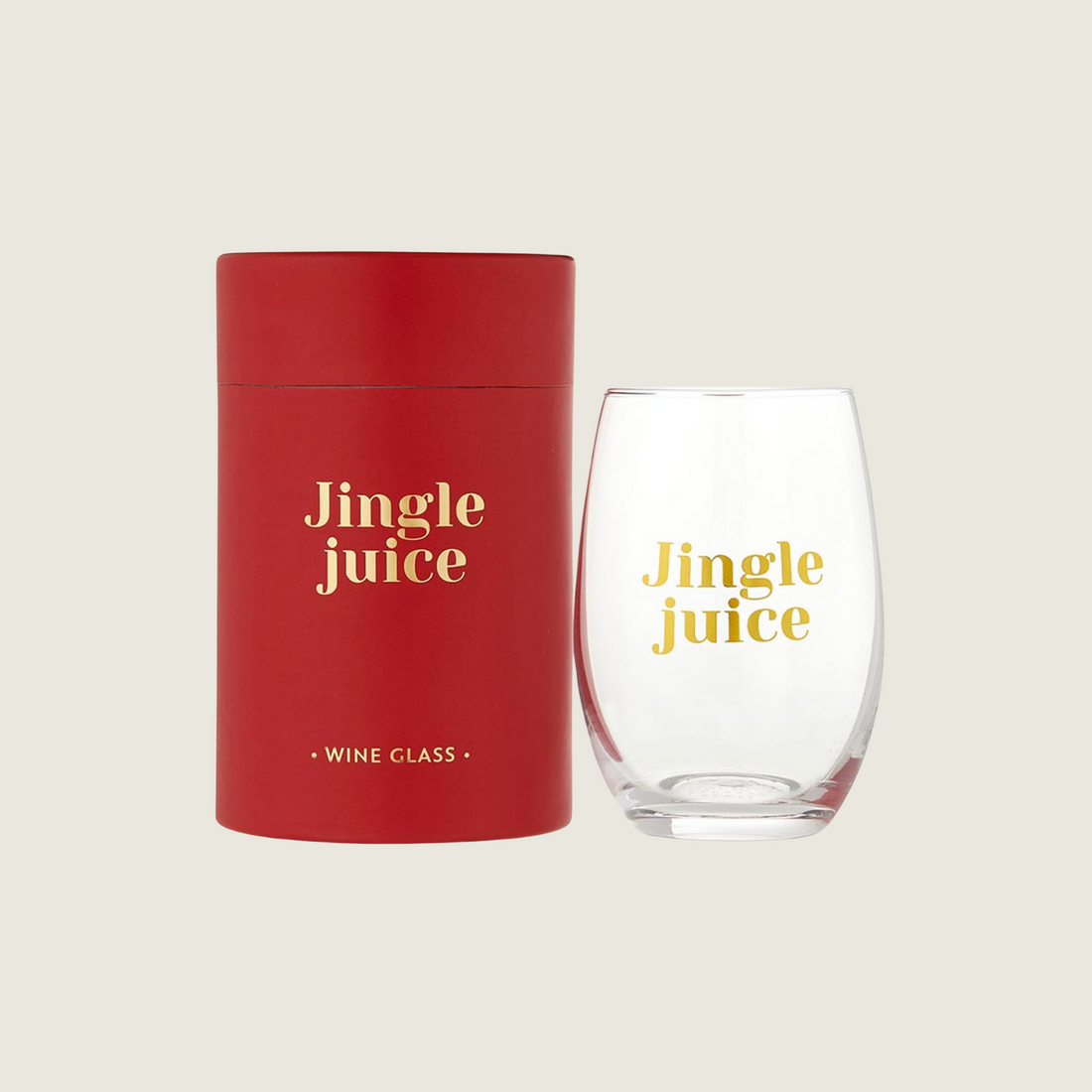Jingle Juice Stemless Wine Glass - Blackbird General Store