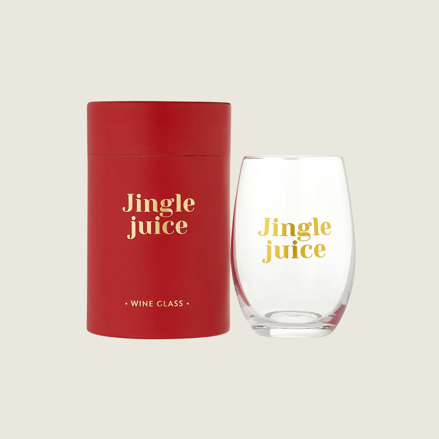Jingle Juice Stemless Wine Glass - Blackbird General Store