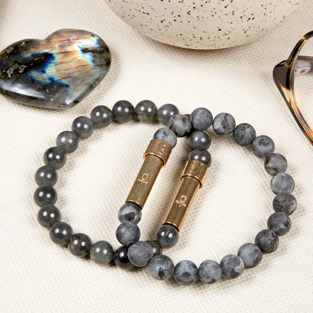 Matte Labradorite Intention Bracelet - Women - Blackbird General Store