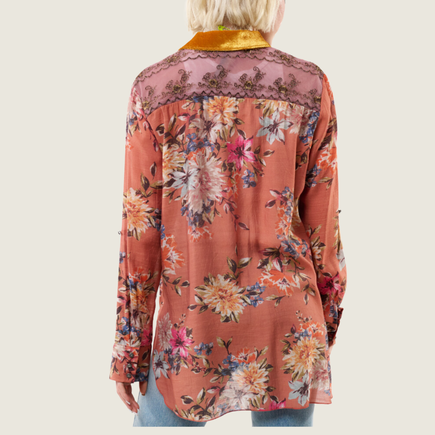 Gardenia Embroidered Shirt