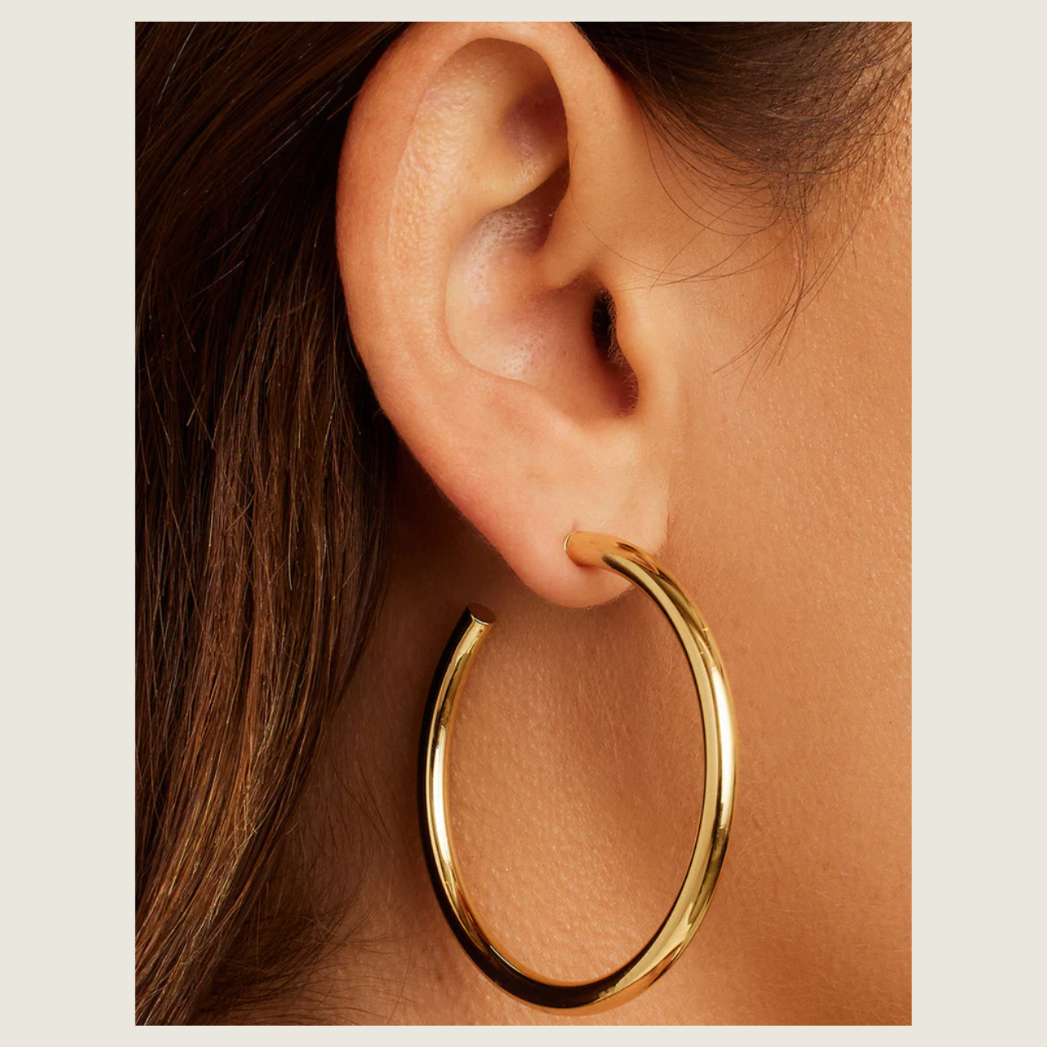 Carter Statement Hoops - Gold