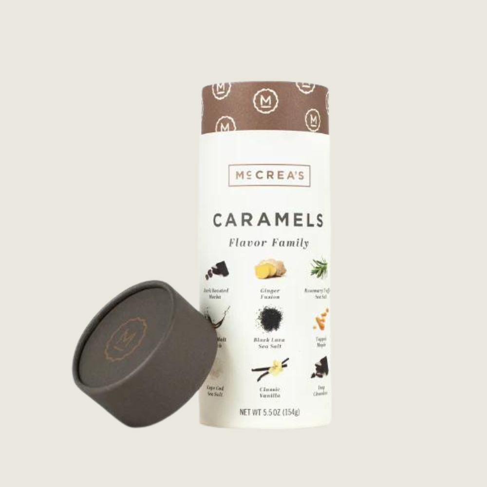 Caramels Tall Tube - Flavor Family - Blackbird General Store