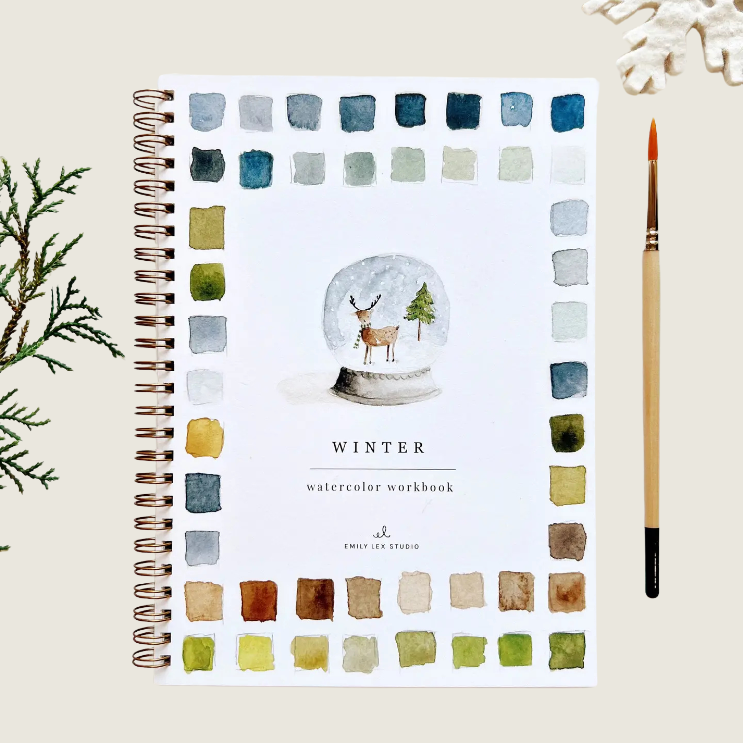 Winter Watercolor Workbook