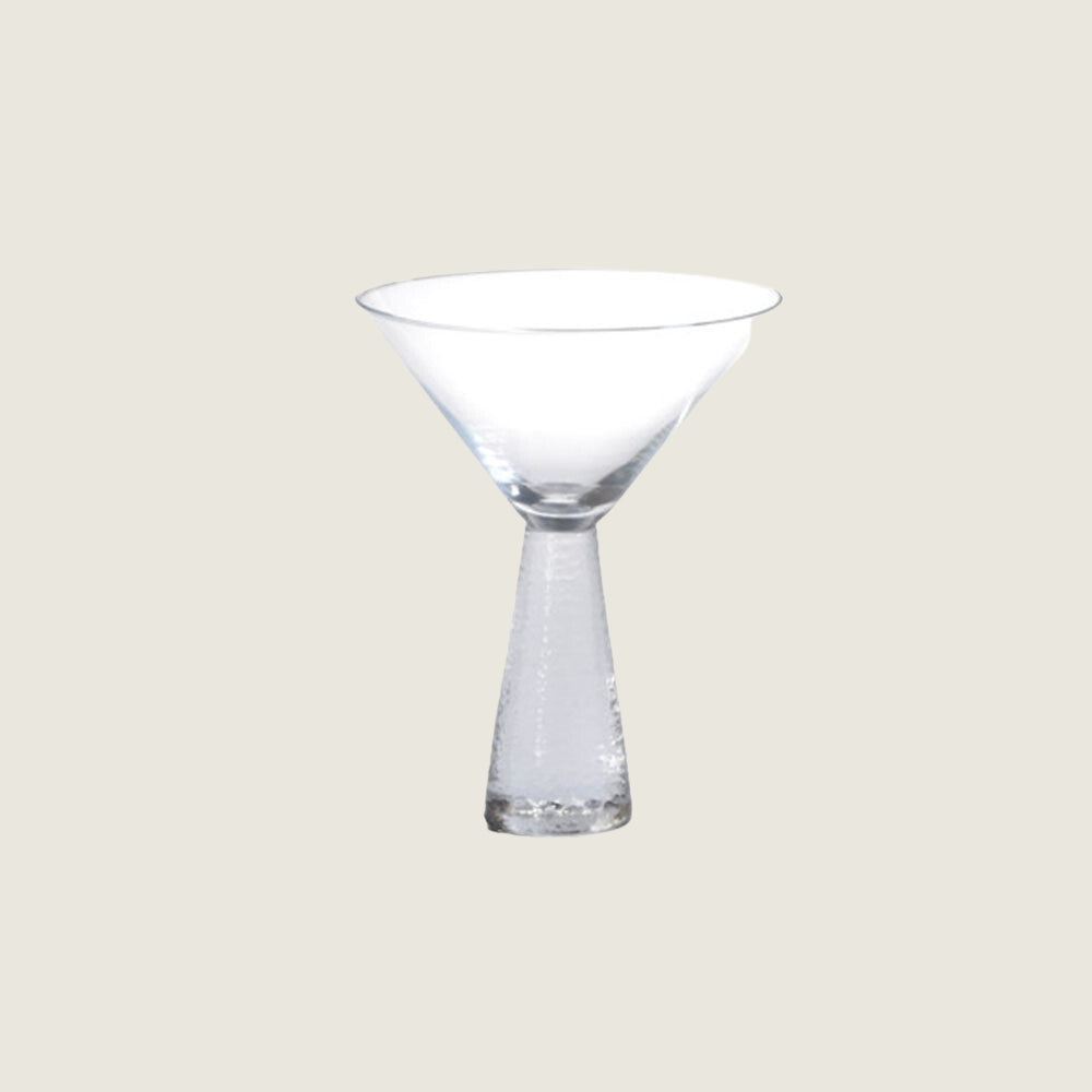 Livogno Martini Glass on Hammered Stem - Blackbird General Store