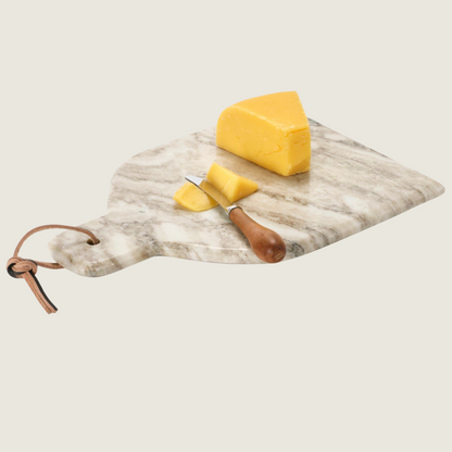 Cheese Cutting Board with Canape Knife