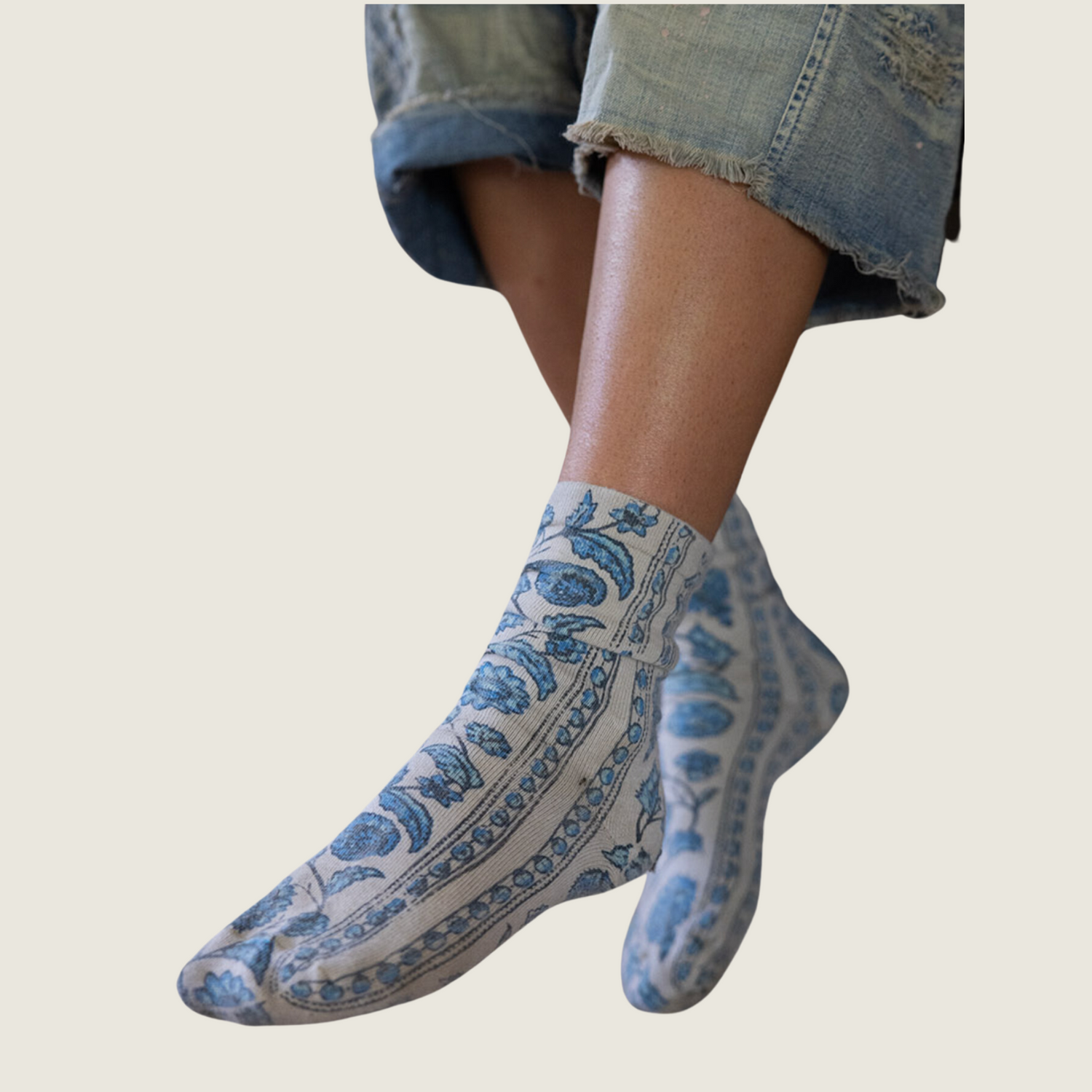 Blockprint MP Socks