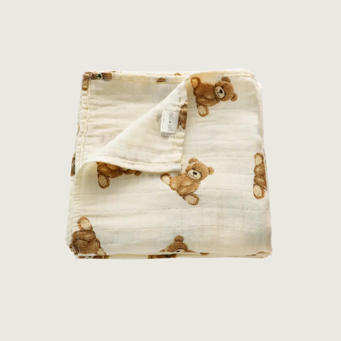 Teddy Bear Bamboo Swaddle
