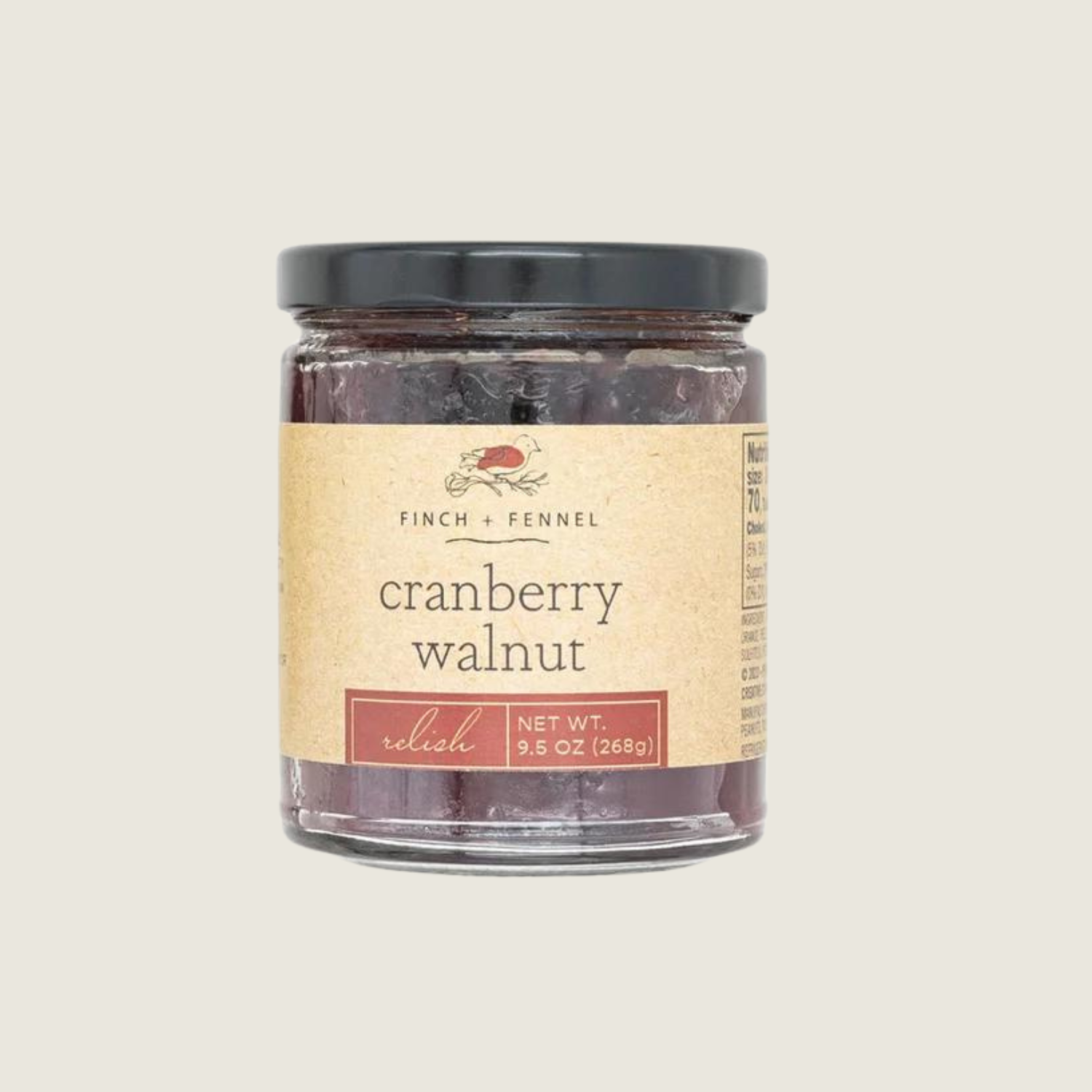 Cranberry Walnut Relish 9.5 oz