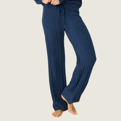 Navy Chenille Pants