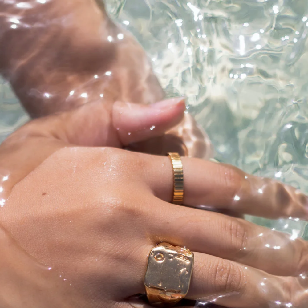 Athena Gold Waterproof Ring