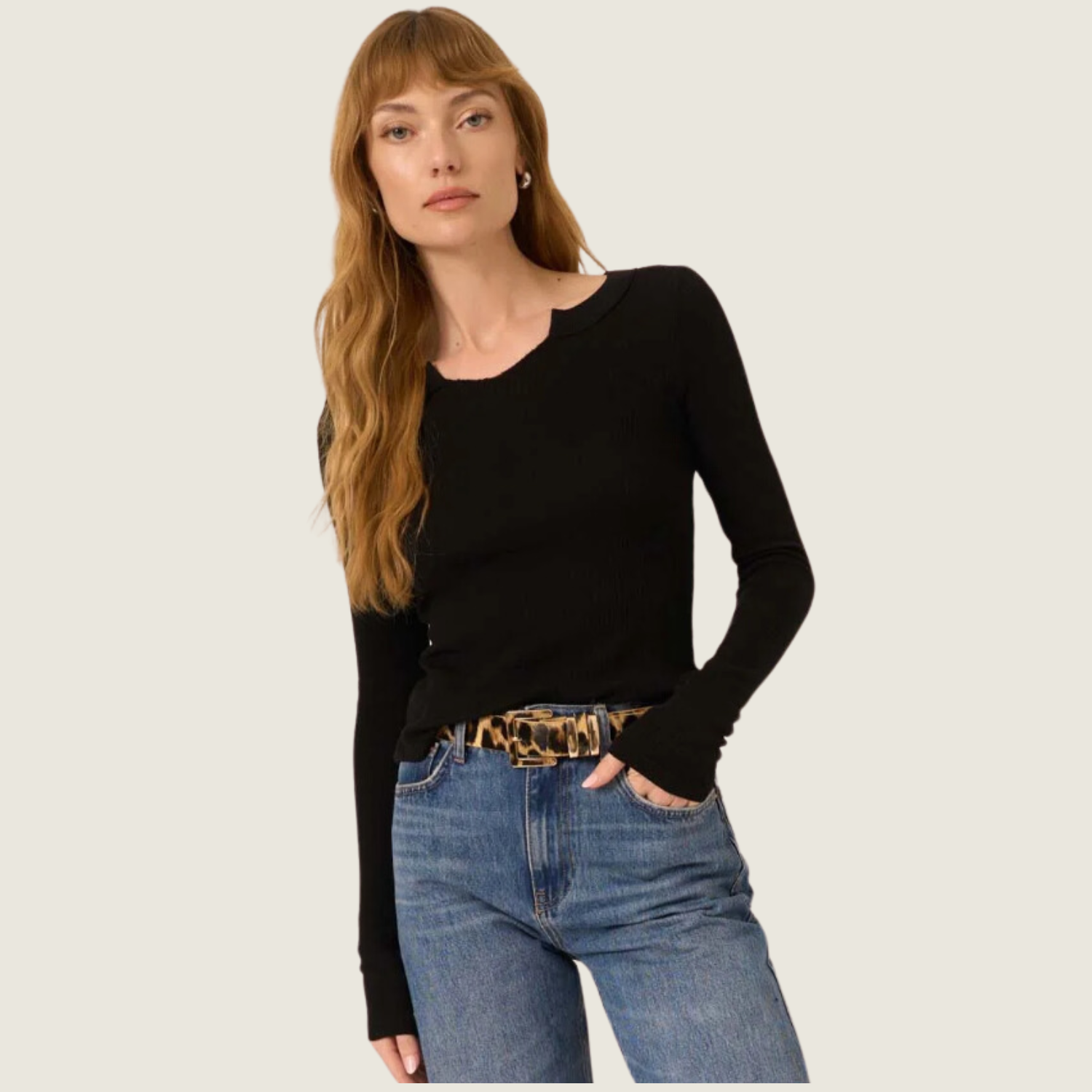 The Comeback Notch Neck Longsleeve - Blackbird General Store