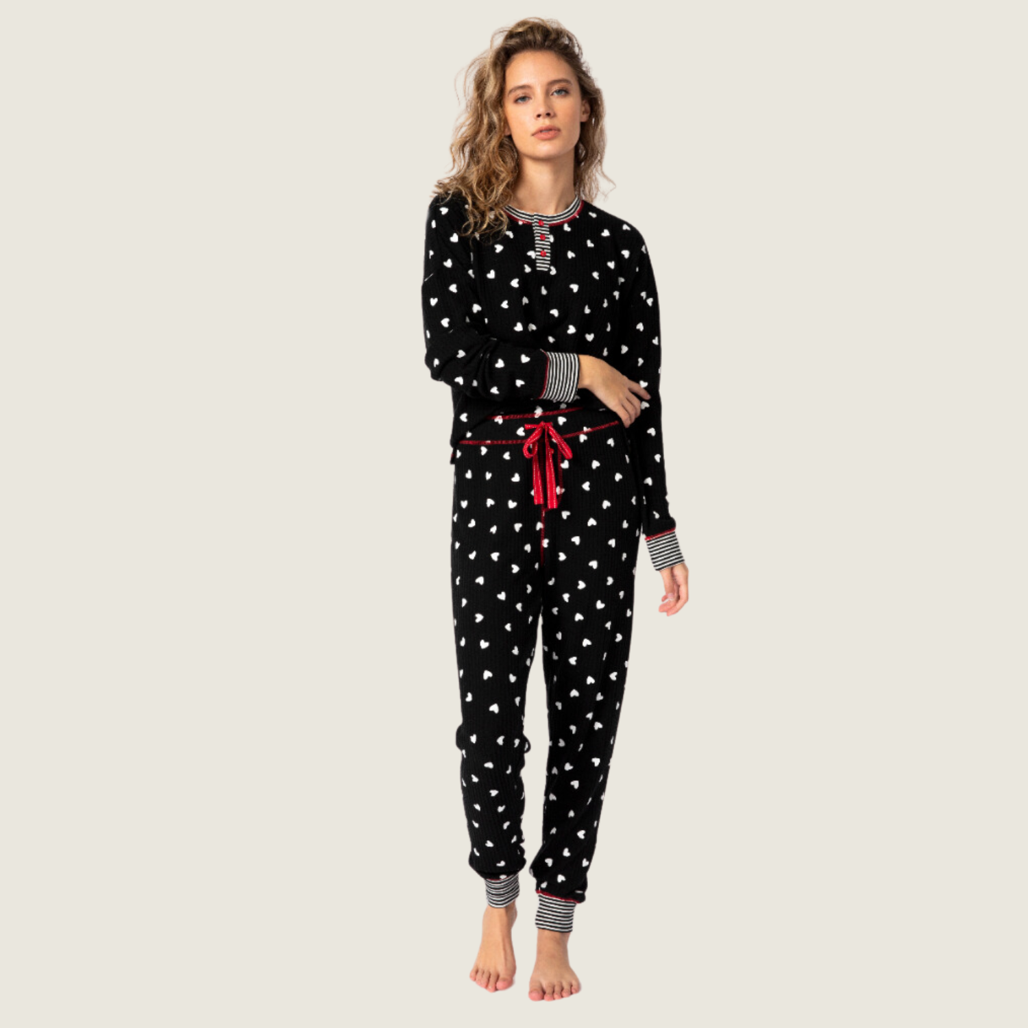 Polka Dot Ski Jammies