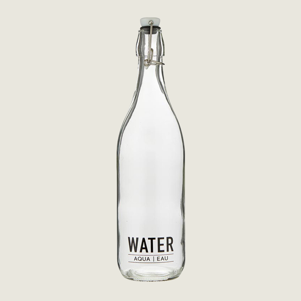 Vintage Glass Water Bottle - Blackbird General Store
