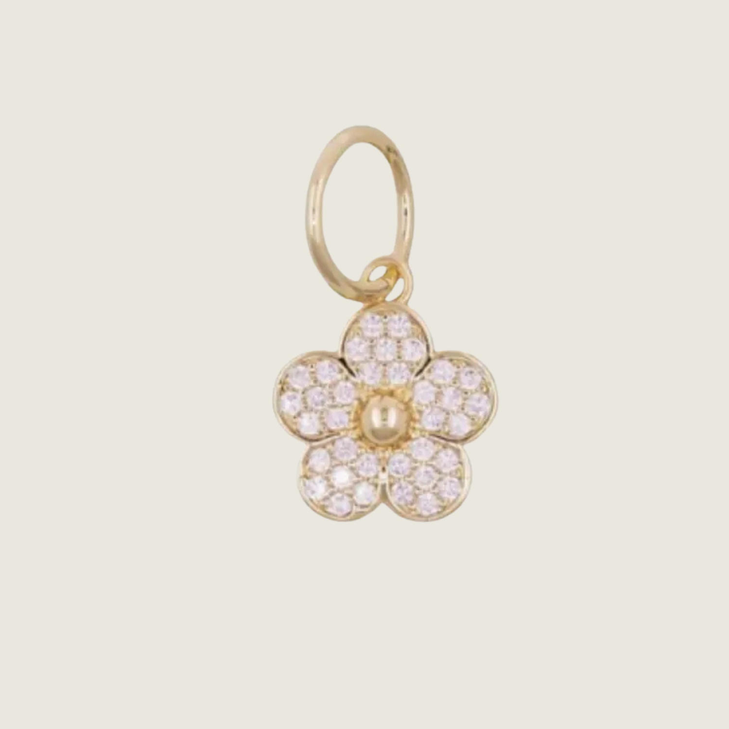 Pavé Daisy Charm