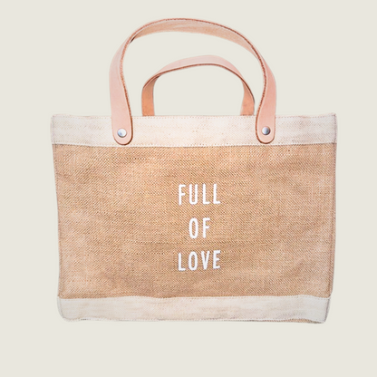 Full of Love Bag - Natural - Blackbird General Store