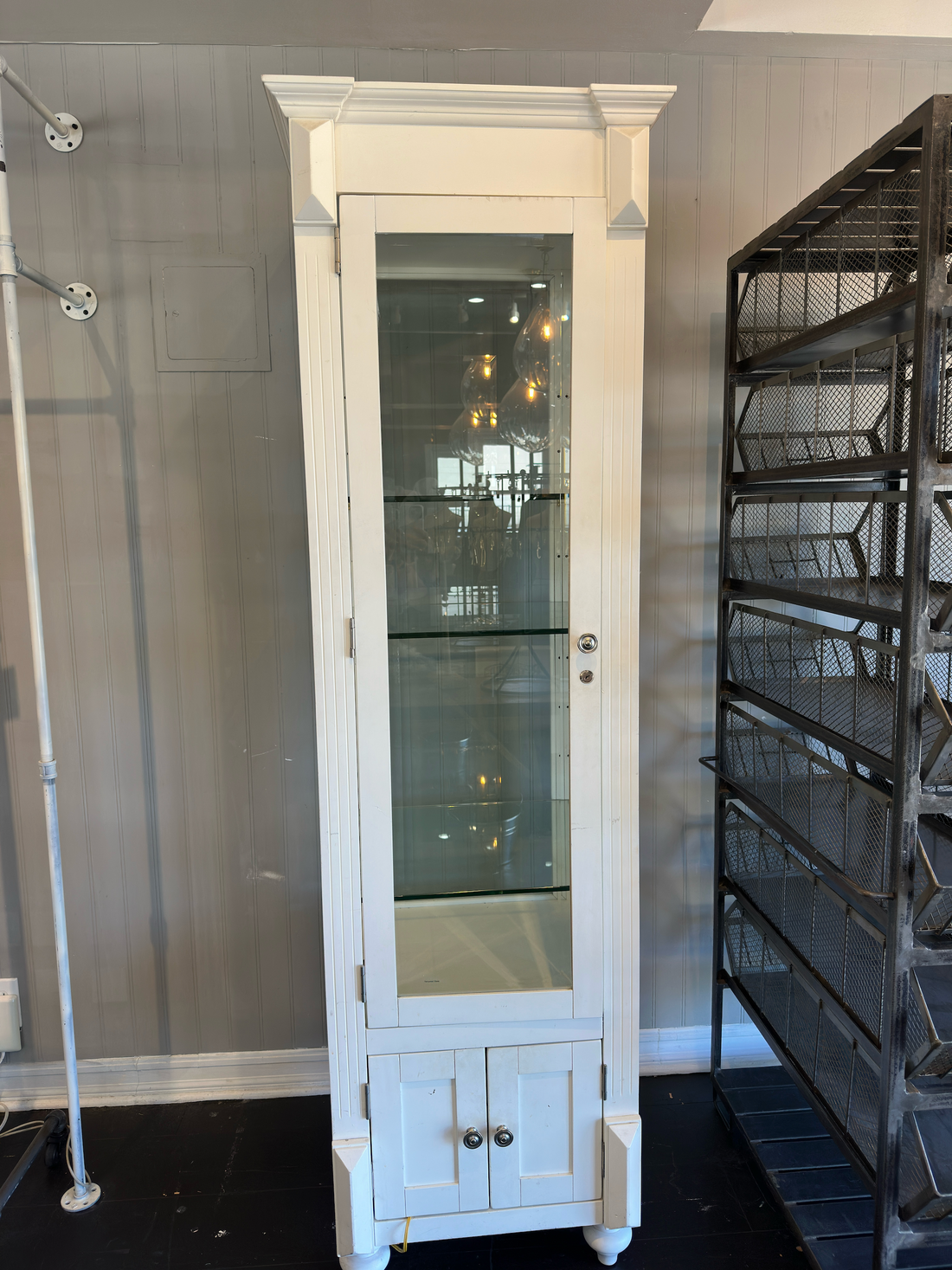 White Jewelry Display Case