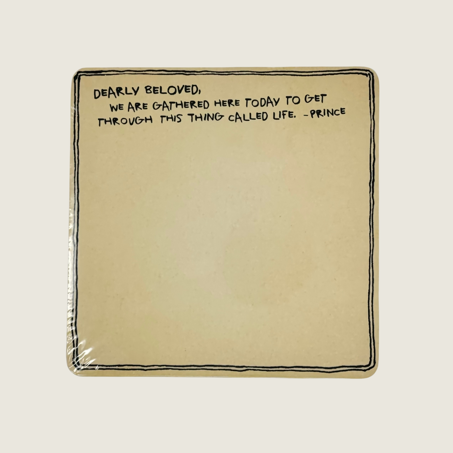 Dearly Beloved Small Notepad (Prince)