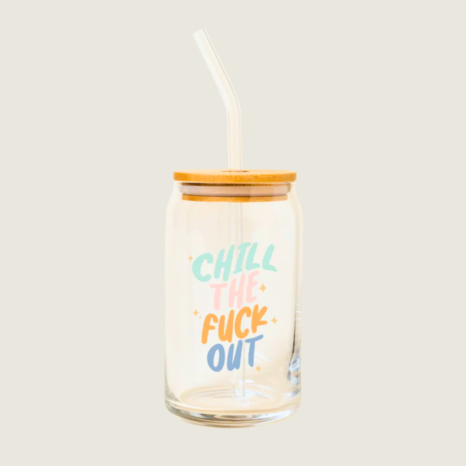 Chill the Fuck Out Glass