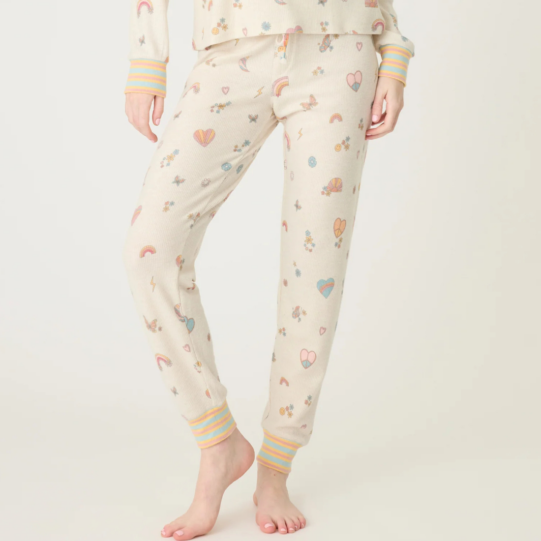 Hearts and Rainbows Band Pant