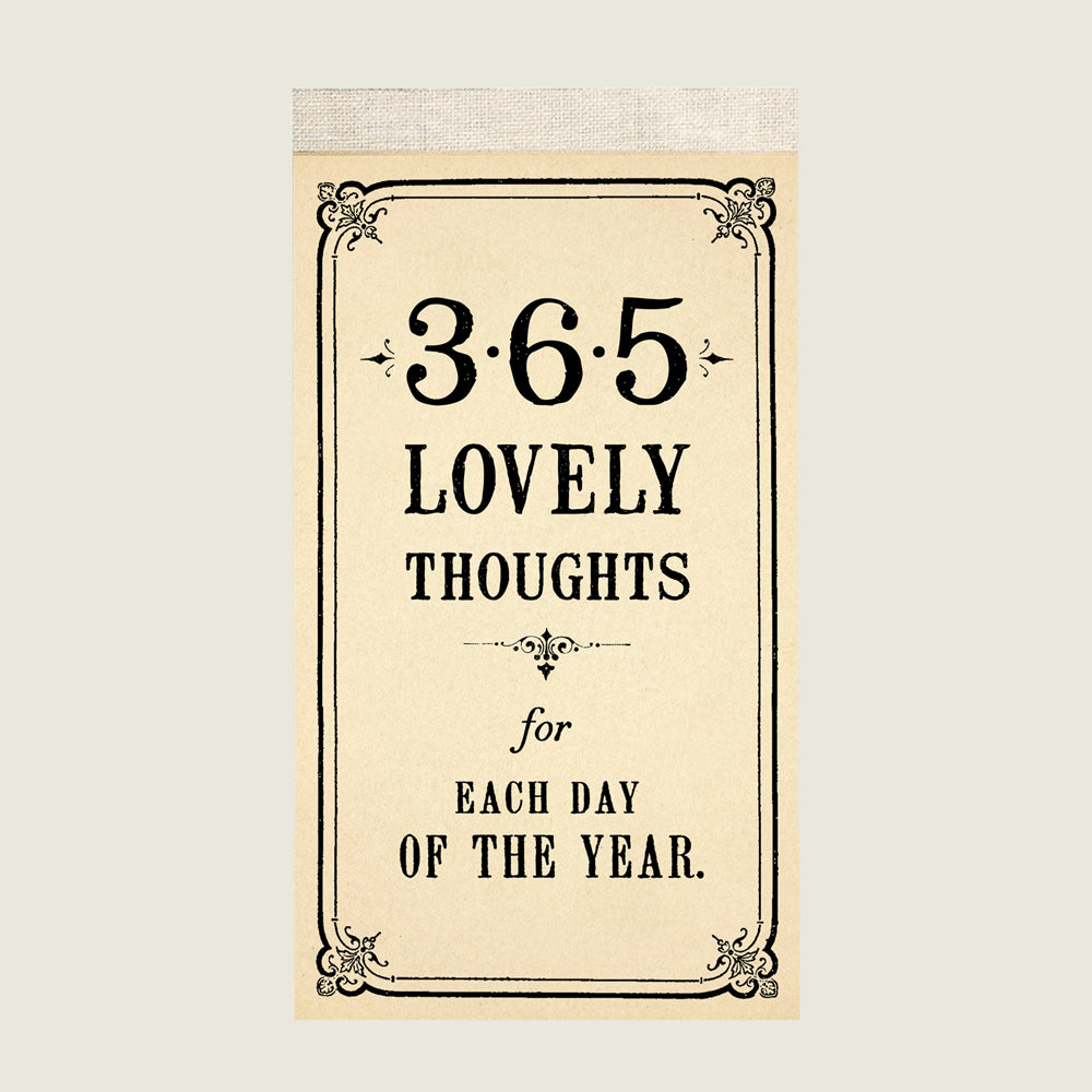 365 Lovely Thoughts Notepad - Blackbird General Store