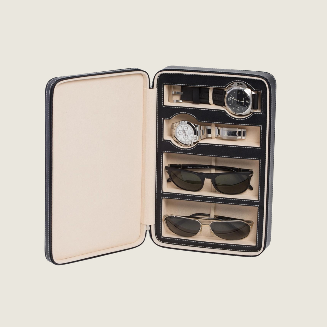 Francis Watch and Sunglass Travel Case - Blackbird General Store