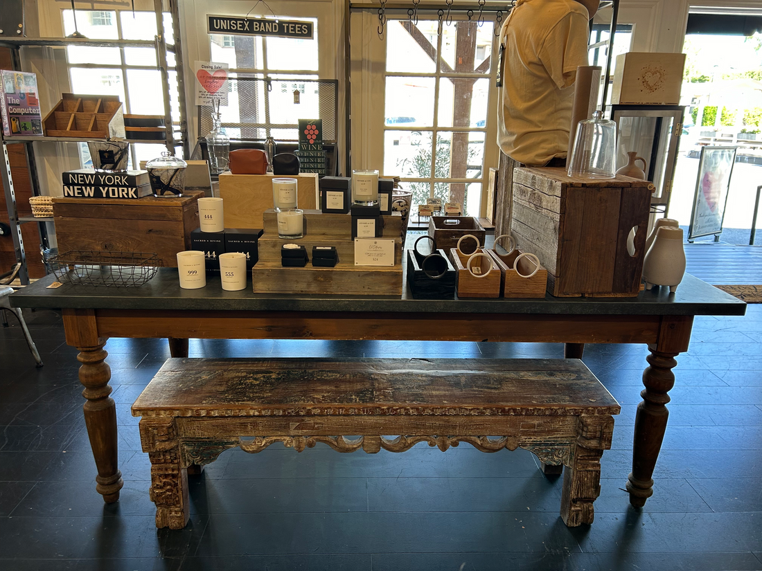 Zinc Top Farm Table