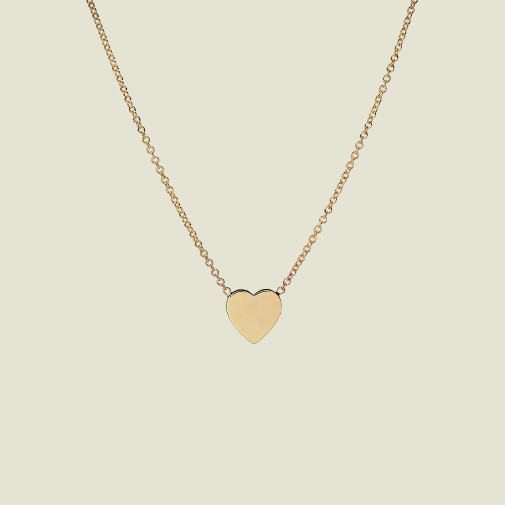 14K Gold Heart Necklace