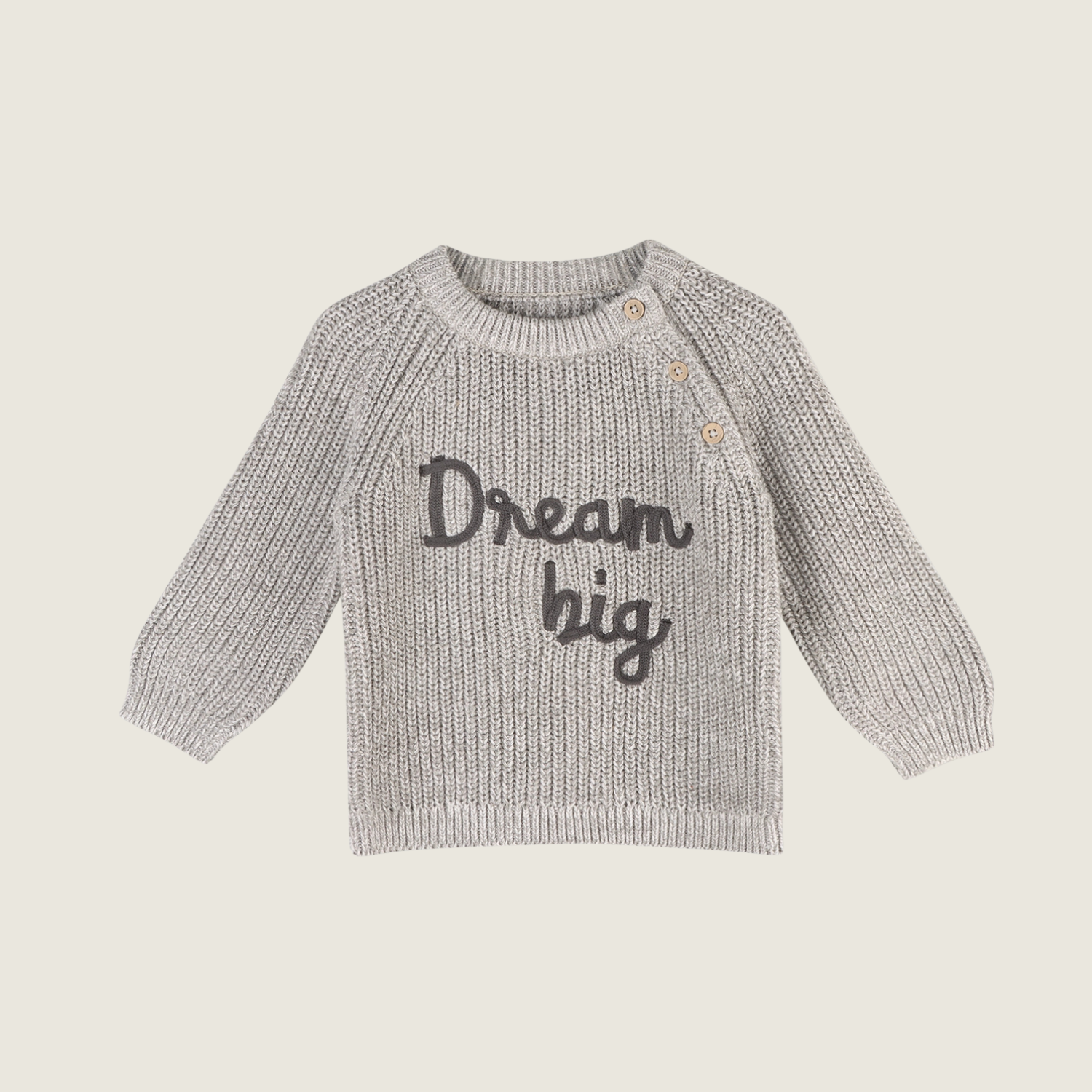 Dream Big Organic Baby Sweater