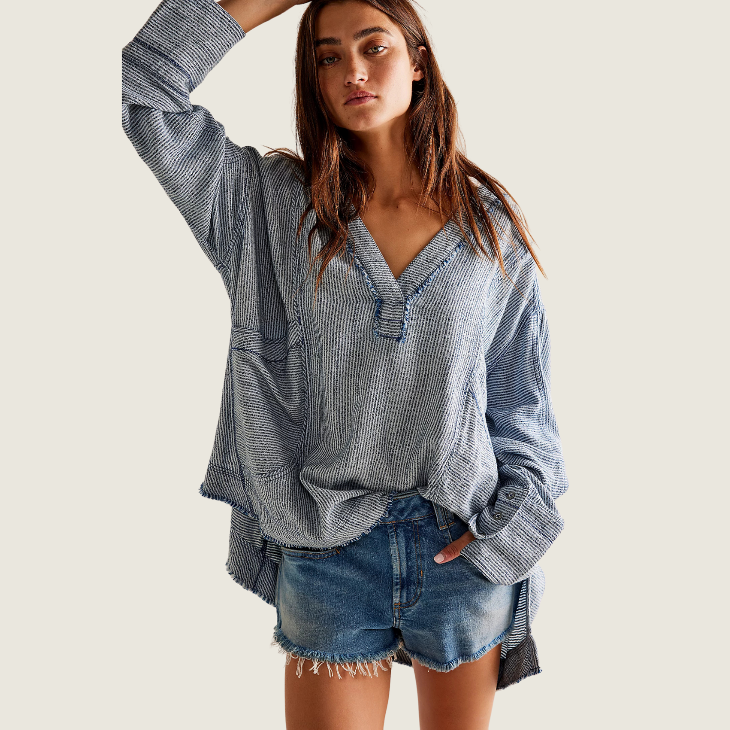 By the Shore Shirt - Indigo