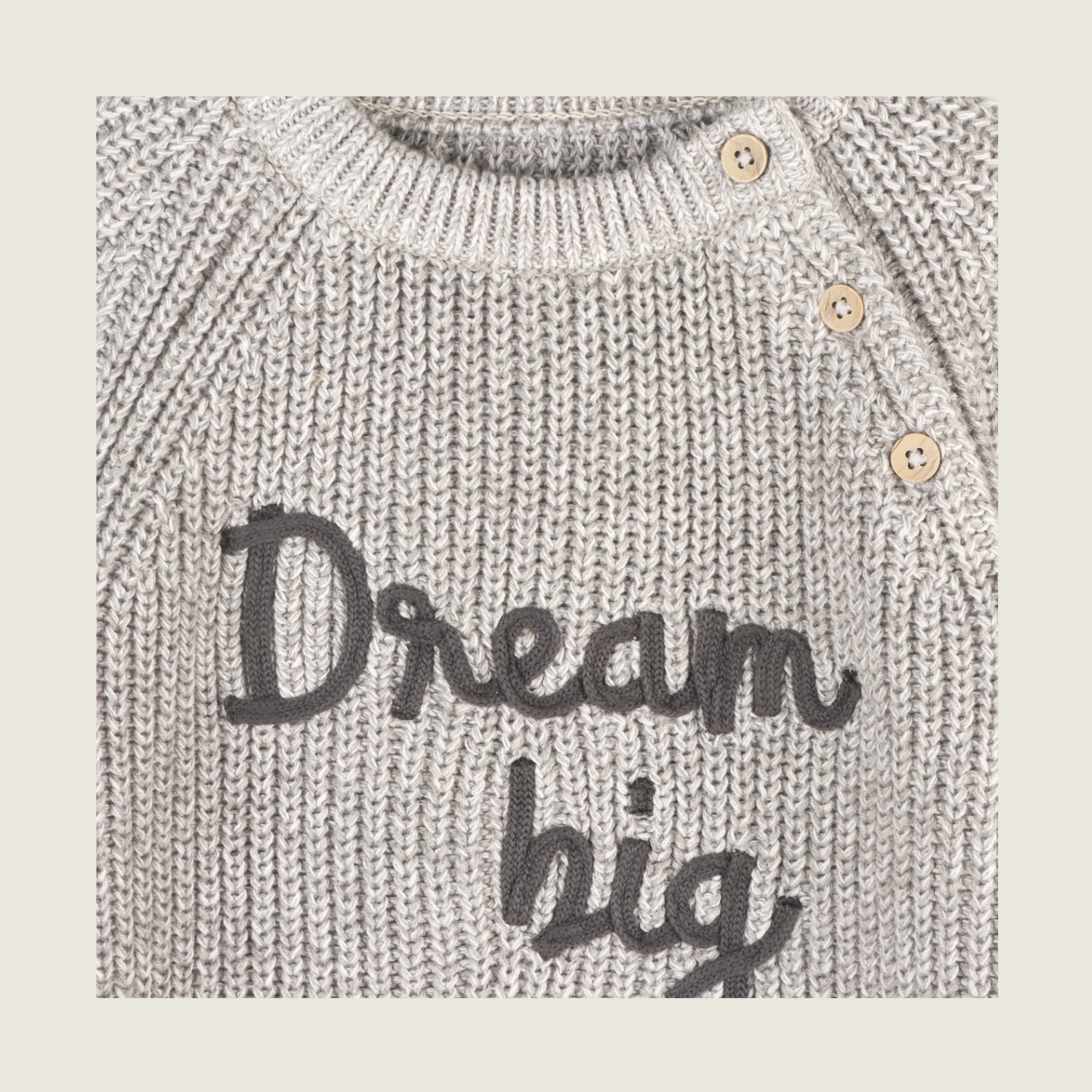 Dream Big Organic Baby Sweater