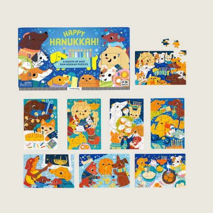 Happy Hanukkah! Countdown Puzzle Set