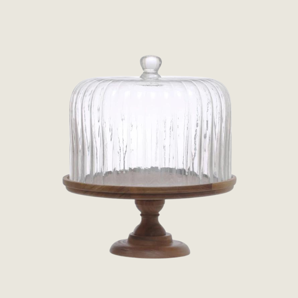 Acacia Wood Cake Stand