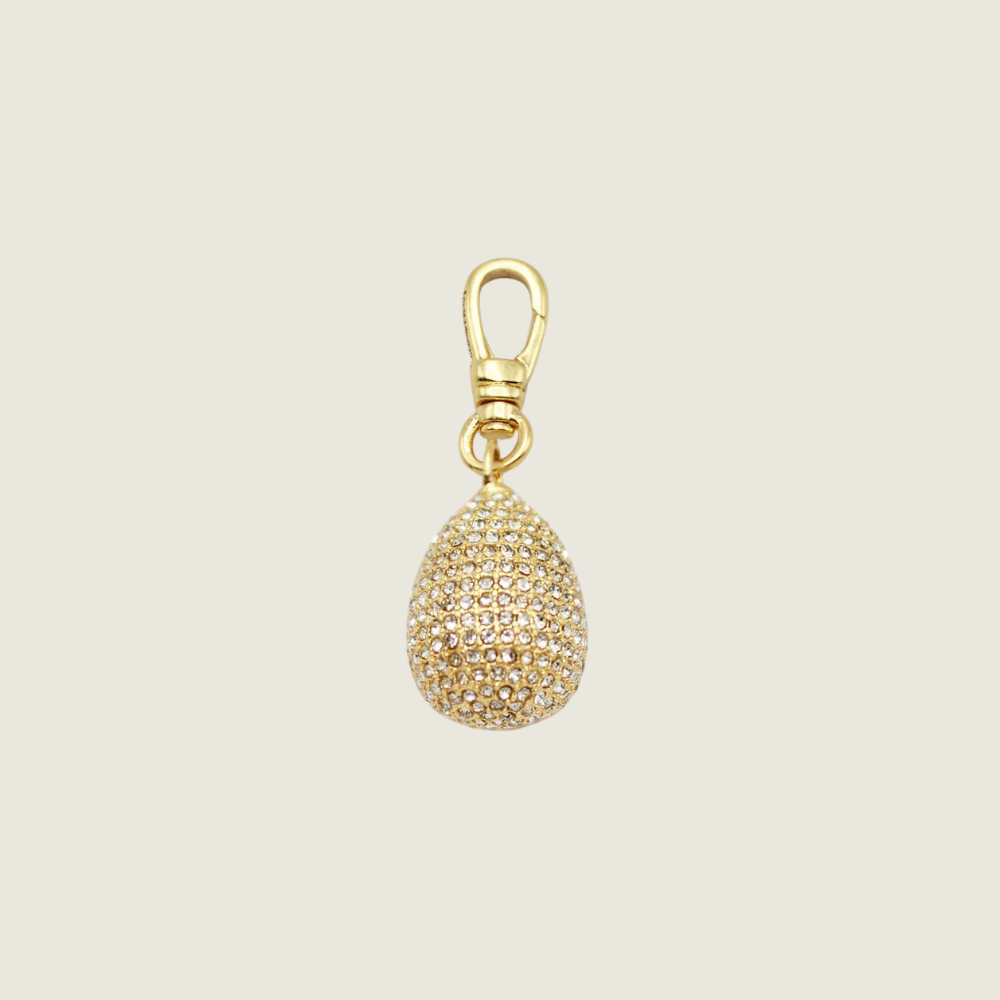 Pavé Crystal Egg Charm