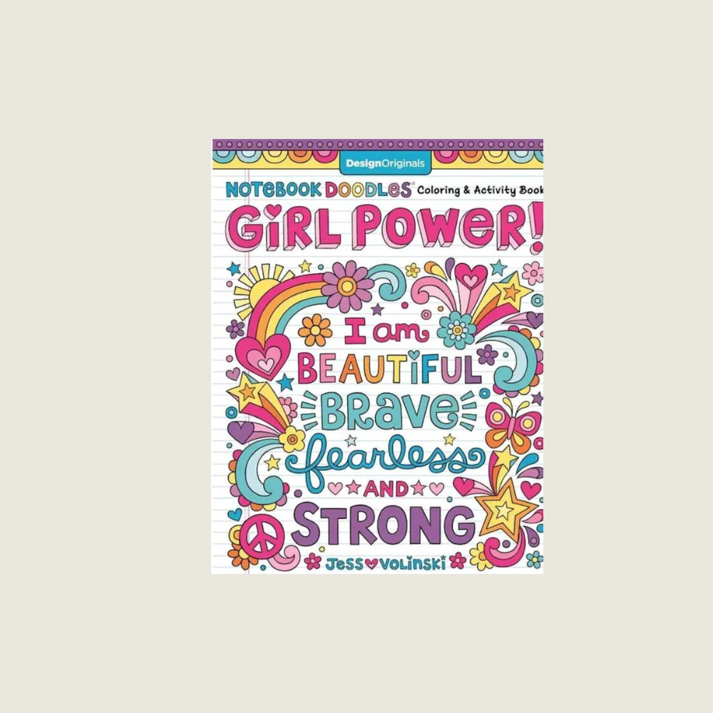Notebook Doodles Girl Power Coloring Book - Blackbird General Store