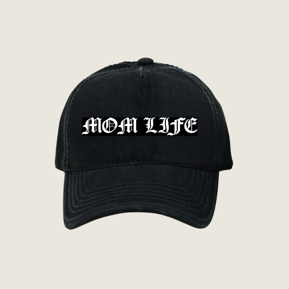 Mom Life Hat - Black - Blackbird General Store