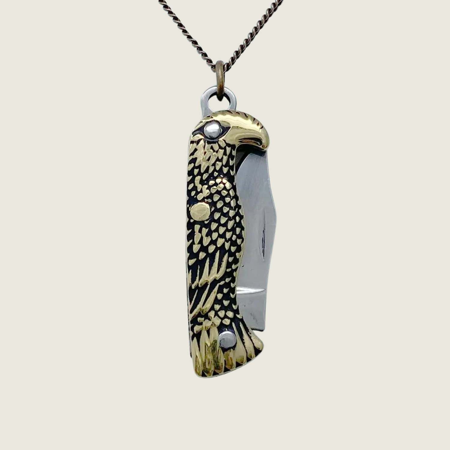 Bird Knife Necklace