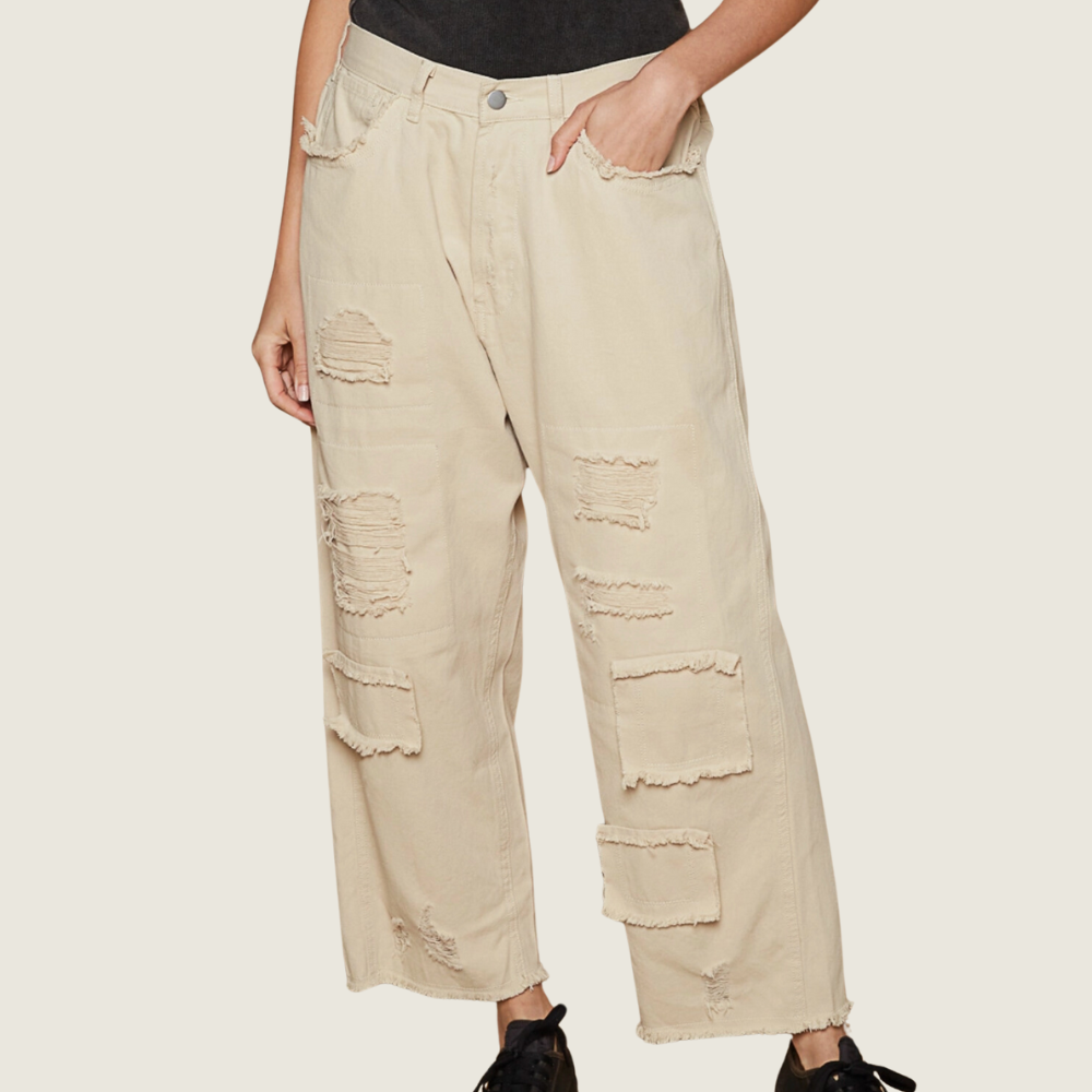 Boyfriend Sand Beige Jeans