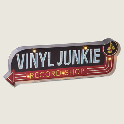 Vinyl Junkie Sign