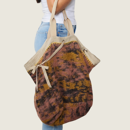 Tie Dye Reversible Canvas Tote Bag